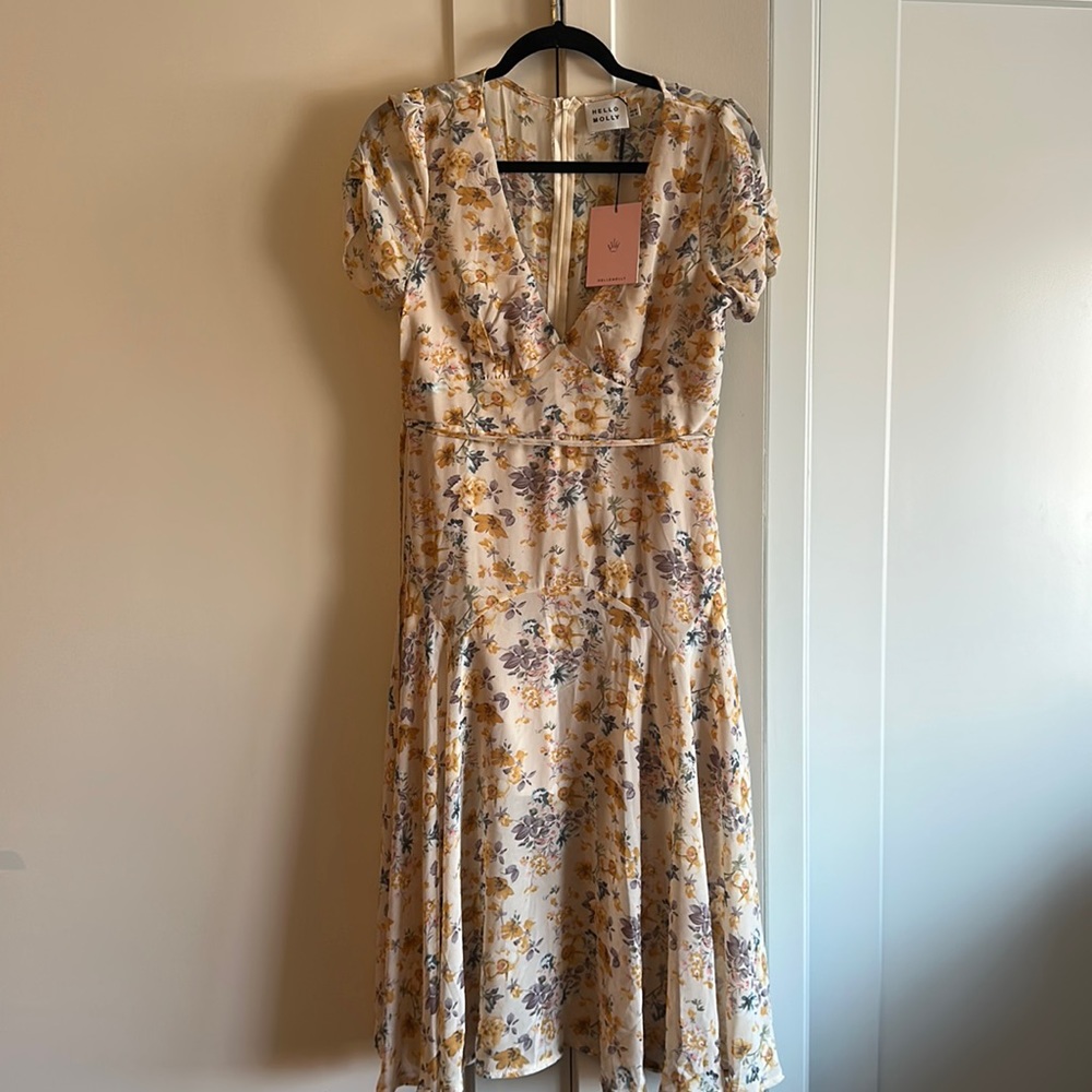 Hello Molly Midi Floral Dress - Home with You Dress